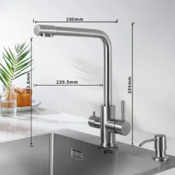 Cecipa Edelstahl 3 Wege Trinkwasser Küchenarmatur Wasserhahn 360° Drehbar 3-in-1 Hochdruckarmatur , Für Wasserfiltersysteme Osmoseanlage 21 Cecipa Edelstahl 3 Wege Trinkwasser Küchenarmatur Wasserhahn 360° Drehbar 3-in-1 Hochdruckarmatur , Für Wasserfiltersysteme Osmoseanlage -Kaufland Verkäufe 4cfffbcd74d9384fb3c6a96fb088bb43