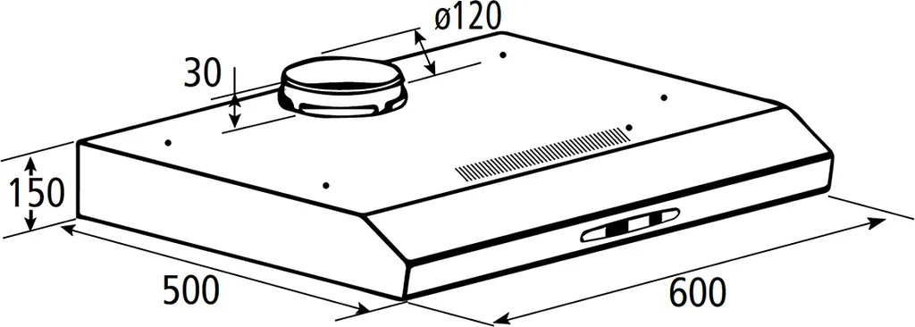 PKM Unterbau Dunstabzugshaube Wandhaube Unterbauhaube 60 Cm Edelstahl UBH4060-2H 4 PKM Unterbau Dunstabzugshaube Wandhaube Unterbauhaube 60 Cm Edelstahl UBH4060-2H – Bild 2