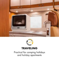 Klarstein Mini Geschirrspüler Spülmaschine Mit Platz Für 2 Maßgedecke - 6 Programme - 5 L Wasser Benötigt - LED-Display - Touch - Tischgeschirrspüler Inkl. Zubehör - Silber Mini Geschirrspülmaschine Klein Spülmaschine Freistehend -Kaufland Verkäufe 4e12a60f6ae6ea705da9a14c3630c902