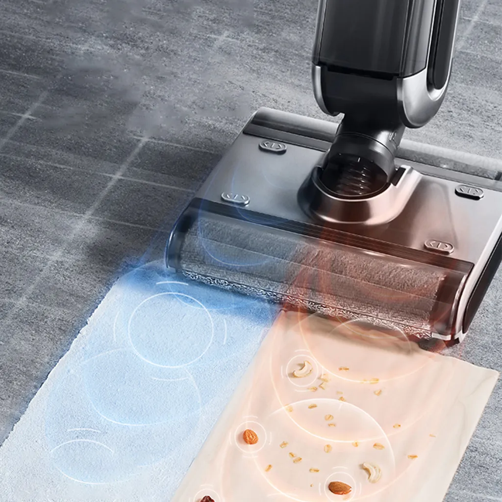 Uwant X100 Tragbarer Kabelloser All-in-One-Nass-Trocken-Staubsauger Für Mehrere Oberflächen Patentierte Doppelwalzenbürste Und Haarschneidegerät Selbstreinigende Intelligente Schmutzerkennung 600-ml-Wassertank 4000-mAh-Akku - Schwarz 9 Uwant X100 Tragbarer Kabelloser All-in-One-Nass-Trocken-Staubsauger Für Mehrere Oberflächen Patentierte Doppelwalzenbürste Und Haarschneidegerät Selbstreinigende Intelligente Schmutzerkennung 600-ml-Wassertank 4000-mAh-Akku - Schwarz – Bild 7