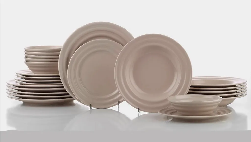 Kütahya Porselen 24 Teile Porzellan Geschirr Set Tuvana Pink PTN24Y2M0007 9 Kütahya Porselen 24 Teile Porzellan Geschirr Set Tuvana Pink PTN24Y2M0007 – Bild 7