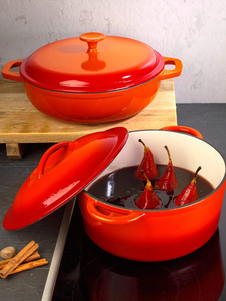 Gusseisen Schmortopf Orange Shadow 30cm 8 Gusseisen Schmortopf Orange Shadow 30cm – Bild 6