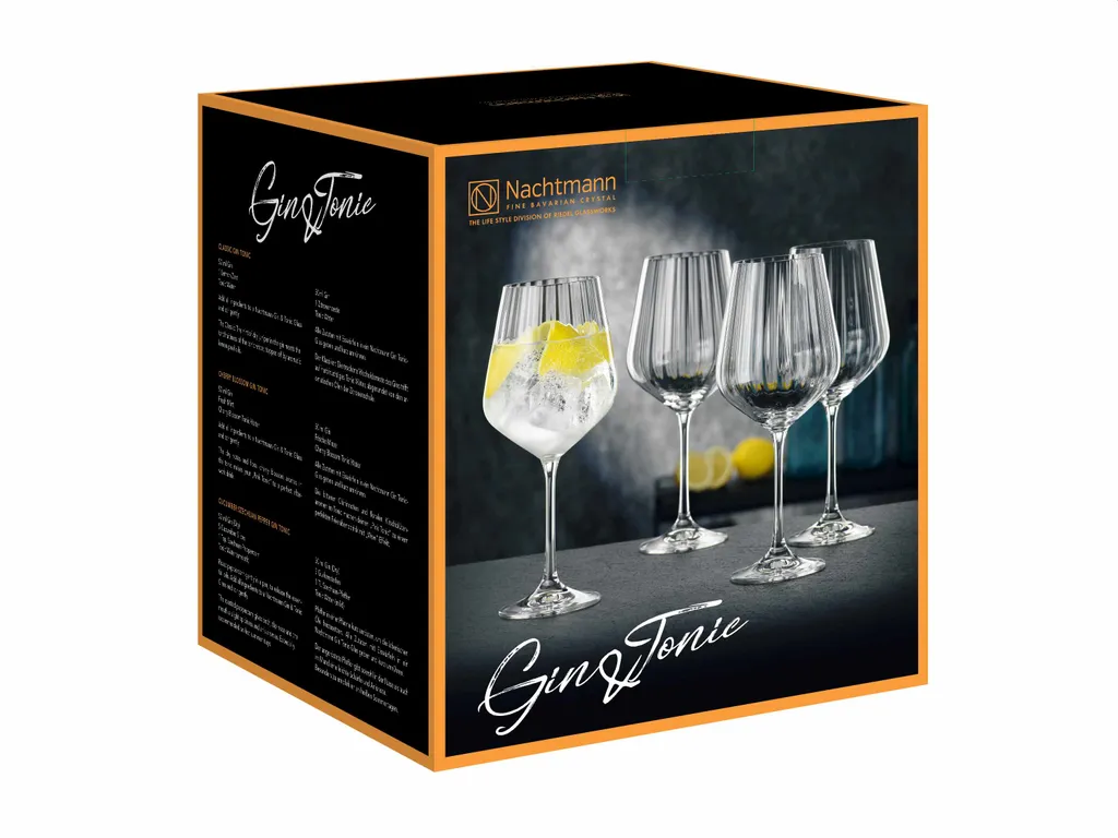 Nachtmann Cocktailglas Gin&Tonic 640ml, Klar (4er Pack) 15 Nachtmann Cocktailglas Gin&Tonic 640ml, Klar (4er Pack) – Bild 13