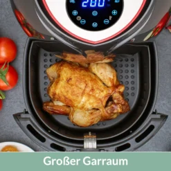 Monzana Heißluftfritteuse XXL Digitales Touch-Display 6,5L LED Mit Rezeptheft 1850W Küche Fritteuse Heißluftofen Schwarz 24 Monzana Heißluftfritteuse XXL Digitales Touch-Display 6,5L LED Mit Rezeptheft 1850W Küche Fritteuse Heißluftofen Schwarz -Kaufland Verkäufe 4f0f5cde365e5bc29a339eb6f700a814