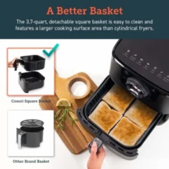 Cosori Original 5,5-Liter Heißluftfritteuse Mit Spießregalsatz; CO158-AF-RXB -Kaufland Verkäufe 4fae123c5b78104c129af287d404f51f