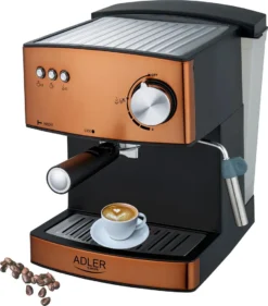 Adler Espressomaschine | Kaffeemaschine | Milchaufschäumer | Cappuccinomaschine | Siebträger Espressomaschine | Elektrische Espressomaschine | Bronze Design | 1,6L Wassertank | 850 Watt |15 Bar | 21 Adler Espressomaschine | Kaffeemaschine | Milchaufschäumer | Cappuccinomaschine | Siebträger Espressomaschine | Elektrische Espressomaschine | Bronze Design | 1,6L Wassertank | 850 Watt |15 Bar | -Kaufland Verkäufe 501766a1e1086fefdded8cd0e6676f74