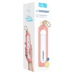 Wessper Trinkflasche Glas Mit Silikonhülle, Wasserflasche Mit Zeitmarkierungen, Transparente Wasserflasche Aus Borosilikat Glas, Berwachung Ihrer Täglichen Wasseraufnahme 1L Rosa -Kaufland Verkäufe 505a44d6e309a2daa2cf12e6f432e44d