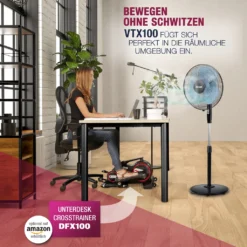 RelaxxNow Super Leiser Standventilator Mit 45W Motoren Leistung, Oszillierender Ventilator Mit 3 Geschwindigkeitsstufen Und Höhenverstellbarkeit Bis 131cm, 41 DB Schlafmodus & 41cm Durchmesser, VTX100 -Kaufland Verkäufe 50a5b631ea788e2e612242518f49d24d