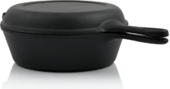 BBQ-Toro Gusseisen Topf Mit Pfannendeckel | 4,4 Liter Stielkasserolle