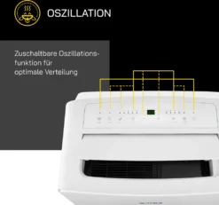 GUTFELS Klimagerät CM 80948 We | Mobiles Klimagerät | 9000 BTU / 2,6 KW Kühlleistung | 970 W Leistung | Weiß -Kaufland Verkäufe 50dc3a618f4f329ce807e092009a6920