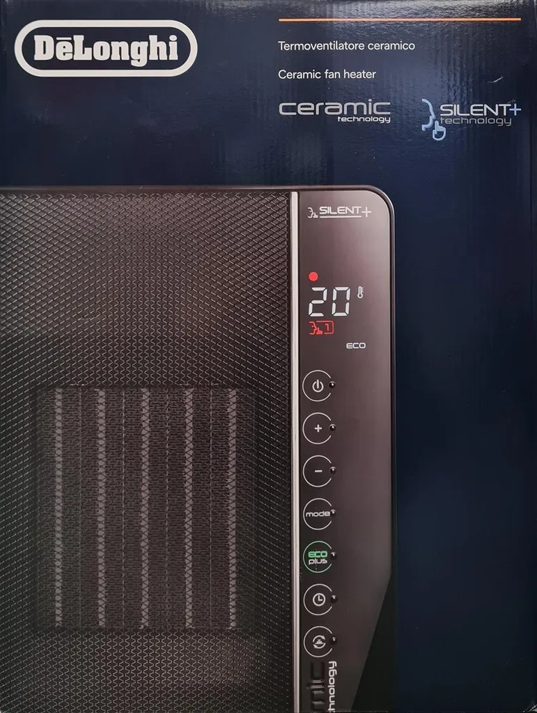 De'Longhi DeLonghi DCH7993ER.BC Keramik Heizlüfter, 2.400 W - Schwarz 3 De'Longhi DeLonghi DCH7993ER.BC Keramik Heizlüfter, 2.400 W - Schwarz