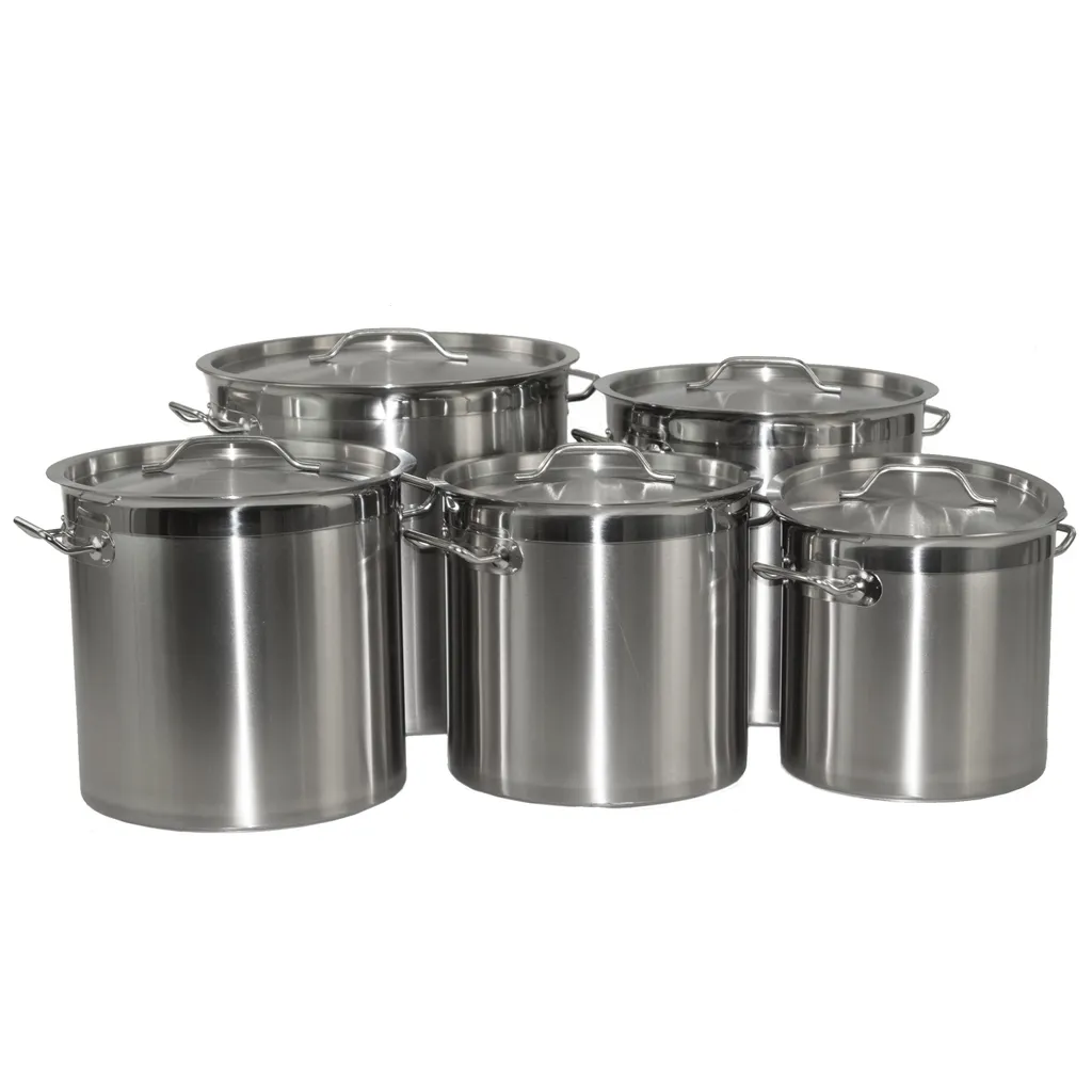 Kochtopf Aus Edelstahl Mit Randverstärkung Und Deckel Ø28cm H28cm 17,2Liter 6 Kochtopf Aus Edelstahl Mit Randverstärkung Und Deckel Ø28cm H28cm 17,2Liter – Bild 4