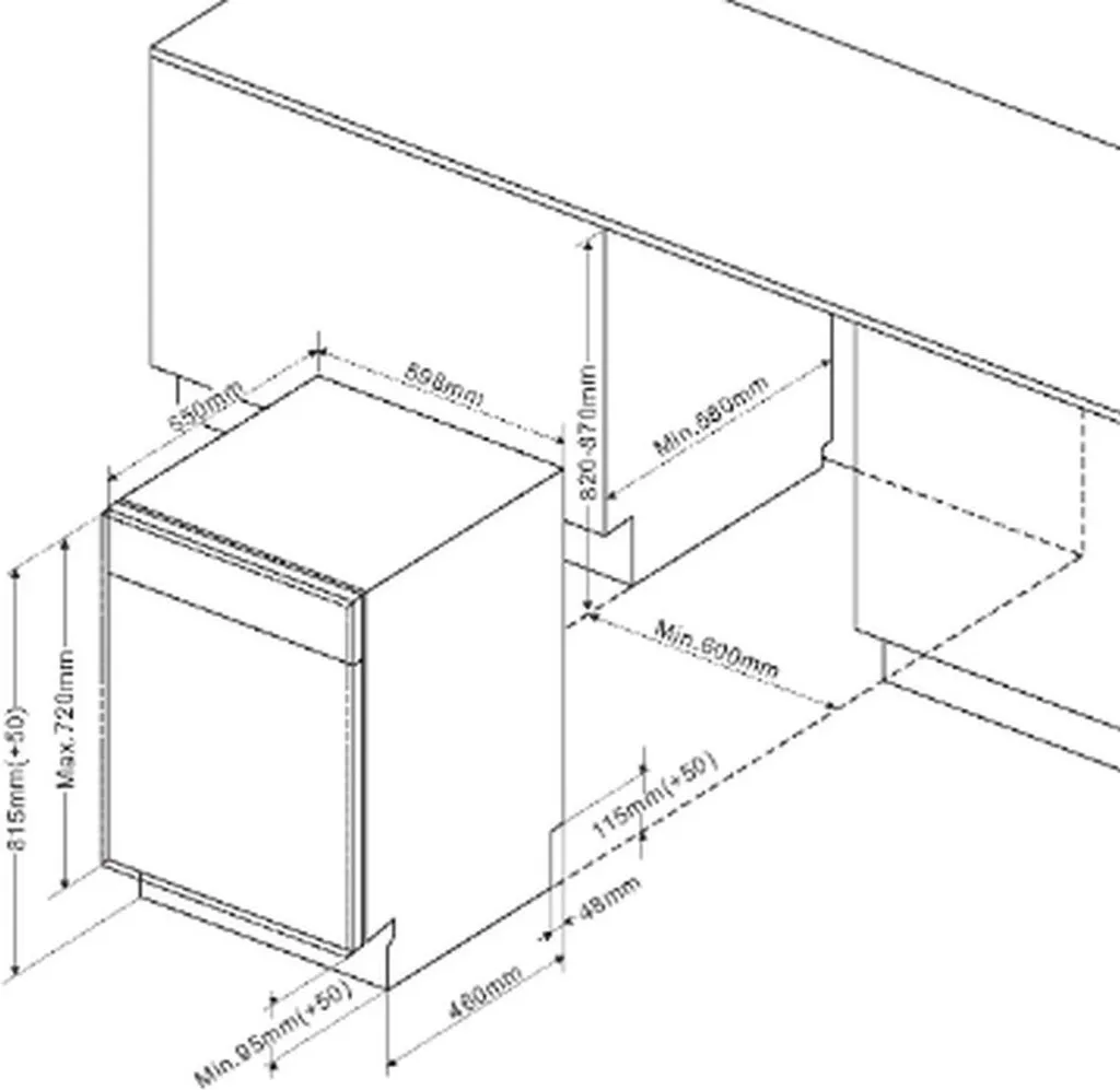 Amica - EGSPV 590 900 - Vollintegrierbarer Geschirrspüler - 60 Cm 5 Amica - EGSPV 590 900 - Vollintegrierbarer Geschirrspüler - 60 Cm – Bild 3