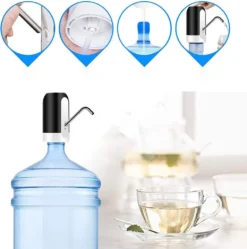 Wasserspender Tragbare Trinkwasserpumpe Elektrische USB Wasserpumpe Dispenser Wasser Wasserflasche Für PET Flaschen Kanister Camping Kühlschrank Retoo -Kaufland Verkäufe 51c2b08486ce057d81e4c72dad8f93b6