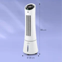 Klarstein Skyscaper Ice Smart Klimaanlage 4-in-1: Luftkühler, Ventilator, Luftbefeuchter & Ionisation - 6 L Wassertank - Oszillation - 30 W - 210 M³/h - Timer - Klimagerät Ohne Abluftschlauch - Mobiles Klimagerät 16 Klarstein Skyscaper Ice Smart Klimaanlage 4-in-1: Luftkühler, Ventilator, Luftbefeuchter & Ionisation - 6 L Wassertank - Oszillation - 30 W - 210 M³/h - Timer - Klimagerät Ohne Abluftschlauch - Mobiles Klimagerät -Kaufland Verkäufe 51c41923763c9d86a1503b9b50b3b800