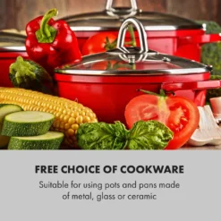 Klarstein Cookbuddy Doppelkochfeld, 2400W, Infrarot, Glaskeramik, Mobile Kochplatte, 2 X 18 Cm (Ø) Kochzone, 5 Temperaturstufen, Überhitzungsschutz, Elektrisch, Camping-Kochfeld, Edelstahl, Schwarz 15 Klarstein Cookbuddy Doppelkochfeld, 2400W, Infrarot, Glaskeramik, Mobile Kochplatte, 2 X 18 Cm (Ø) Kochzone, 5 Temperaturstufen, Überhitzungsschutz, Elektrisch, Camping-Kochfeld, Edelstahl, Schwarz -Kaufland Verkäufe 51da7deef9c04d6d16ff7a328d5a93a1