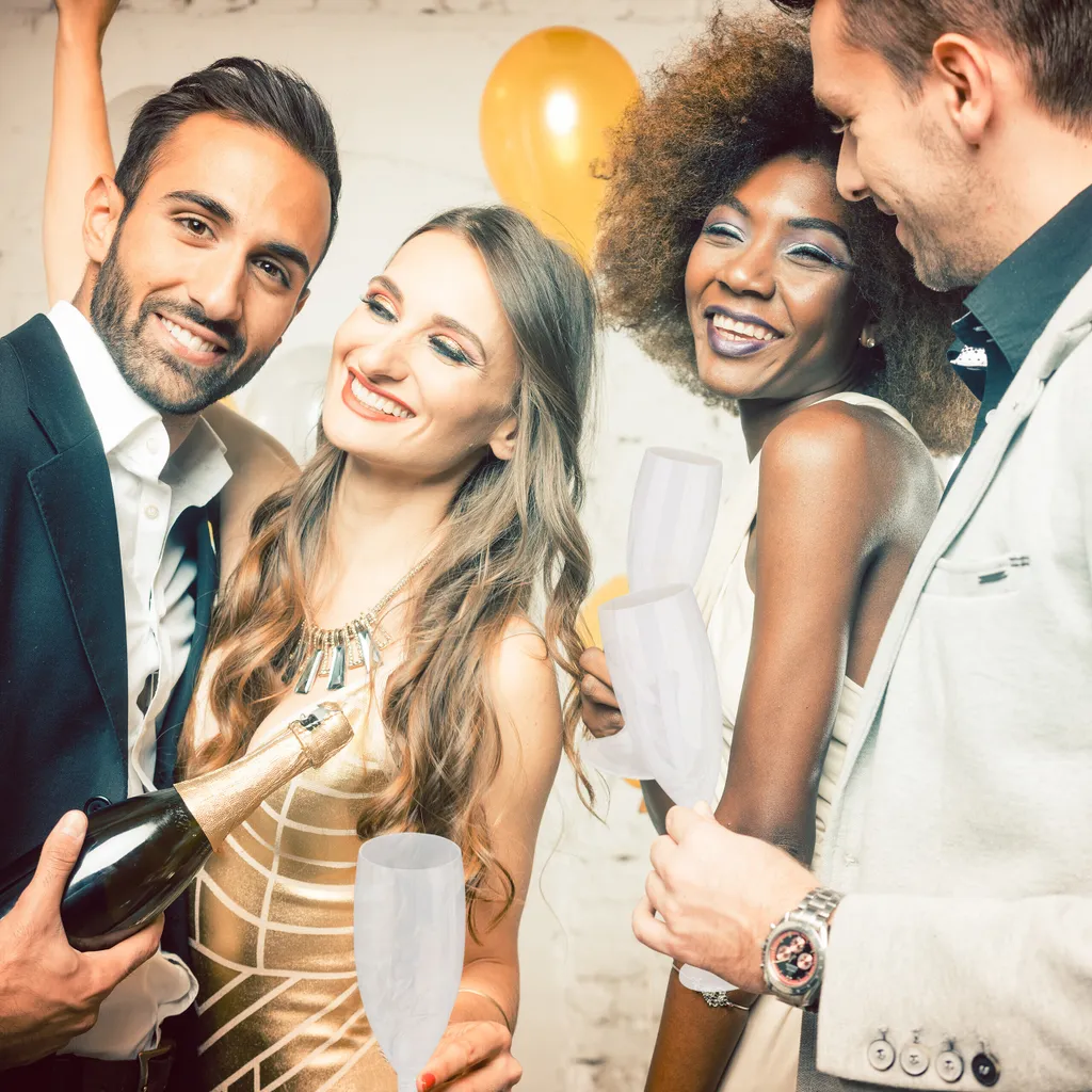 Relaxdays Sektgläser Kunststoff 6er Set 5 Relaxdays Sektgläser Kunststoff 6er Set – Bild 3