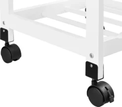 Servierwagen 76 X 37 X 37 Cm Barwagen 3 Ablage 1 Schublade Beistellwagen Allzweckwagen Rollwagen MDF Holzfarben-Weiß [en.casa] -Kaufland Verkäufe 526b79d9b67a2fb18fb4d29326150821