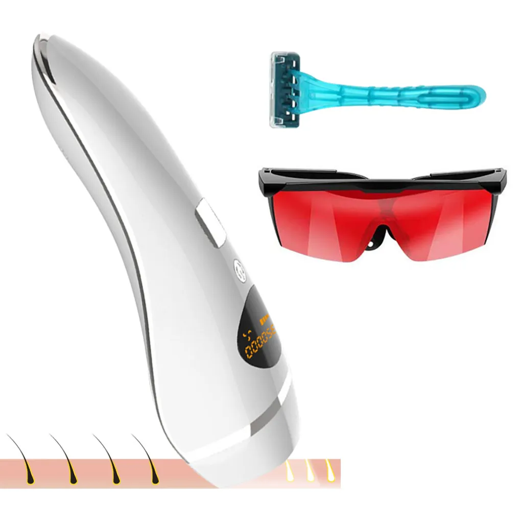 Haarentfernungsgeräte IPL Hautverjüngung Haarentferner Laserverjüngung Hair Remover Schönheitsinstrument Schmerzlos Mit Sonnenbrille 3 Haarentfernungsgeräte IPL Hautverjüngung Haarentferner Laserverjüngung Hair Remover Schönheitsinstrument Schmerzlos Mit Sonnenbrille
