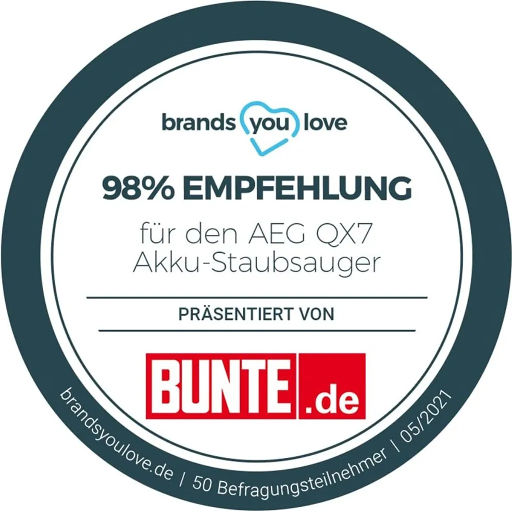 AEG QX7-1-P5IB 2in1 Akku-Staubsauger (Schlanke Bauform, Power-Softrolle, Besonders Effektiv Auf Hartböden, Bis Zu 50 Min Laufzeit, 21,6 Volt, Inkl. Zubehör 15 AEG QX7-1-P5IB 2in1 Akku-Staubsauger (Schlanke Bauform, Power-Softrolle, Besonders Effektiv Auf Hartböden, Bis Zu 50 Min Laufzeit, 21,6 Volt, Inkl. Zubehör – Bild 13