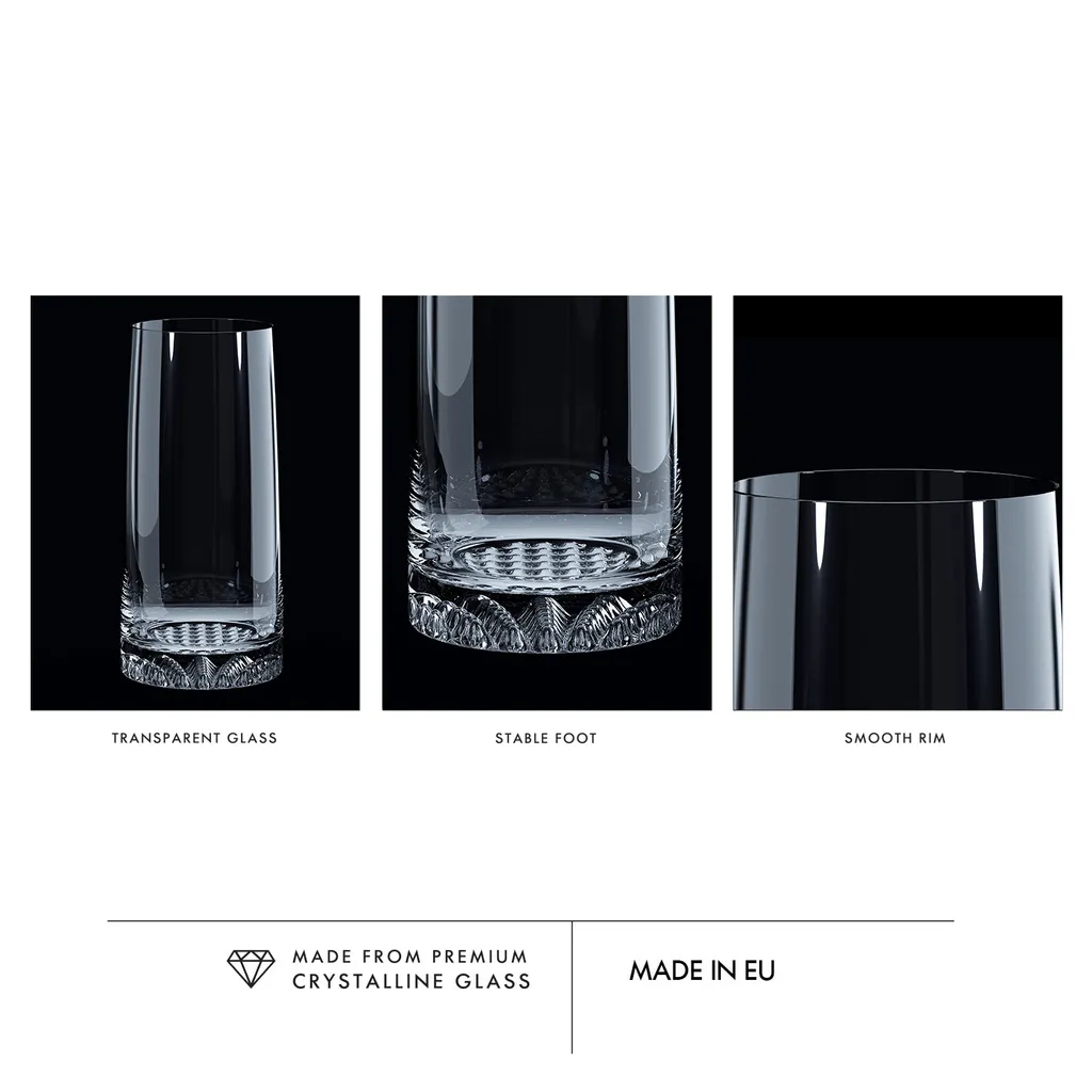 KROSNO Fjord Longdrinkgläser, 6er-Set, 350 Ml 9 KROSNO Fjord Longdrinkgläser, 6er-Set, 350 Ml – Bild 7