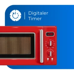 Exquisit Mikrowelle RMW720-3GDIG Rot | 20 Liter Nutzinhalt | 1000 Watt | Rot -Kaufland Verkäufe 534dbf308dc5e481cd9af162cd256153