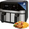 ProfiCook® Doppel-Heißluftfritteuse 9 Liter, XXL Heißluftfritteuse Doppelkammer, Frittieren Mit Heißer Luft Ohne Zusätzliches Öl, 9 Programme, Air Fryer, Touchscreen, PC-FR 1242 H, 2400W -Kaufland Verkäufe 53c8aaaffa3921ff010ecd2907044817