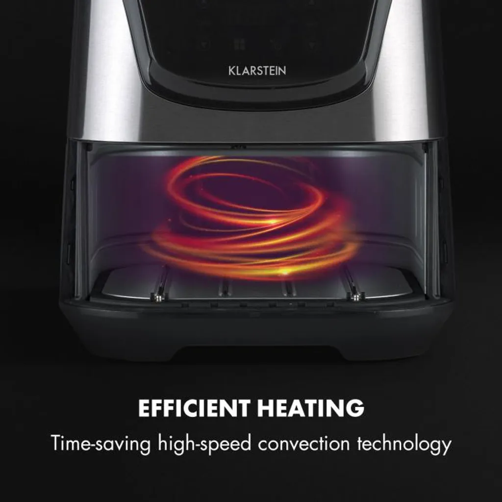 AeroVital Deluxe Heißluftfritteuse 1700W 5,4 Liter Edelstahl 7 AeroVital Deluxe Heißluftfritteuse 1700W 5,4 Liter Edelstahl – Bild 5