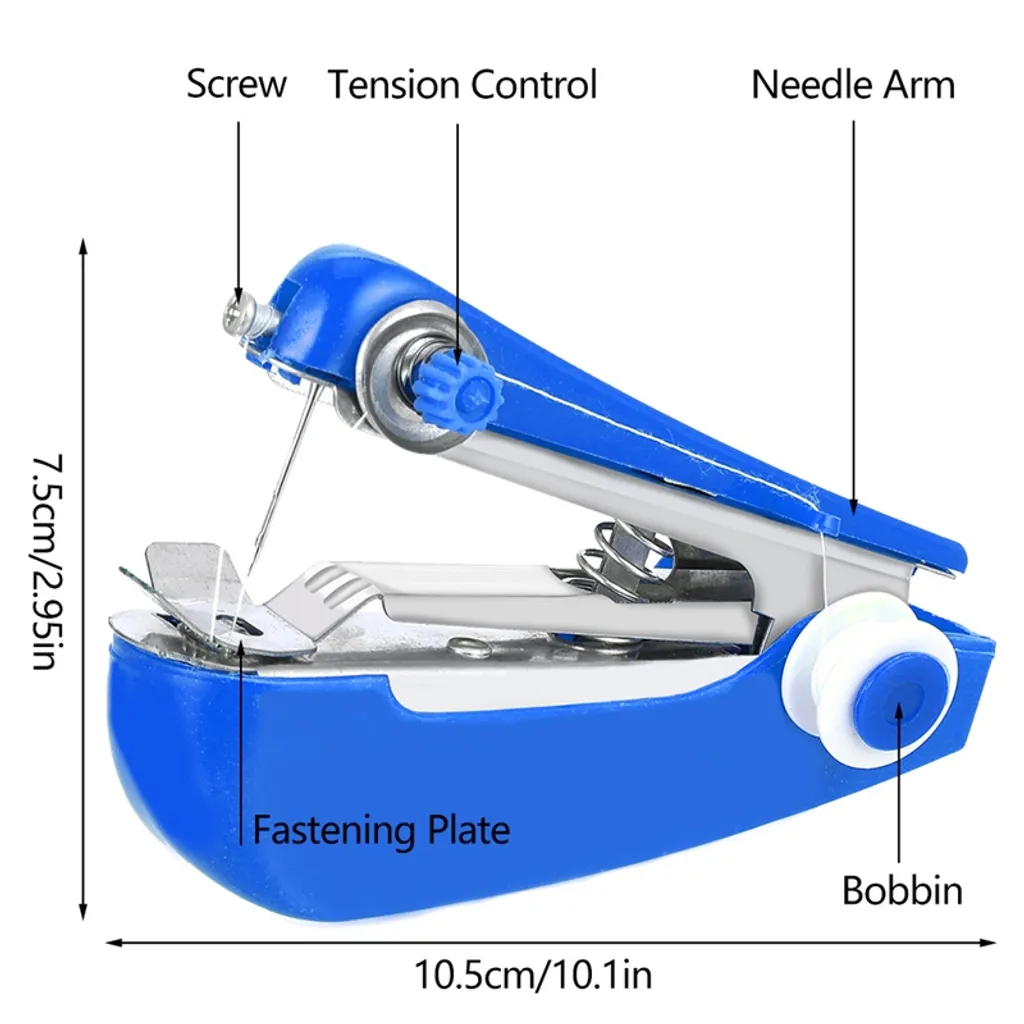 3X Mini-Nähmaschine Elektrische Handnähmaschine Mini Tragbare Reisenähmaschine 7 3X Mini-Nähmaschine Elektrische Handnähmaschine Mini Tragbare Reisenähmaschine – Bild 5