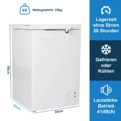 TroniTechnik Gefriertruhe Kühltruhe Kühlfach BORGAR 110L Abschließbar Mit Korb -Kaufland Verkäufe 54a8502f788c94605ae75d484d45ddd8
