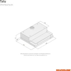 Silverline TTU 600 E / Tatu Unterbauhaube / 60 Cm Breite / 580 M3/h 7 Silverline TTU 600 E / Tatu Unterbauhaube / 60 Cm Breite / 580 M3/h -Kaufland Verkäufe 54acf20a64ed55601c8b4145918311a6