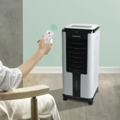 Aigostar Air Cooler, 3-in-1 Mobiles Klimagerät Ohne Abluftschlauch Mit Wasserkühlung, Luftkühler Mit Verdunstungskühlung, Ventilator, Luftbefeuchter, 7L Wassertank, Fernbedienung, 12Std Timer, 75W 16 Aigostar Air Cooler, 3-in-1 Mobiles Klimagerät Ohne Abluftschlauch Mit Wasserkühlung, Luftkühler Mit Verdunstungskühlung, Ventilator, Luftbefeuchter, 7L Wassertank, Fernbedienung, 12Std Timer, 75W -Kaufland Verkäufe 54b42045a9d084126ff250ae80820883