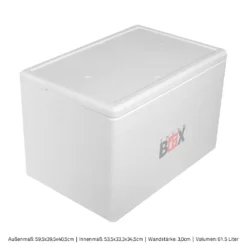 Styroporbox 61W | Wand: 3,0cm | Volumen: 61,5L | Innenmaß:53x33x34cm | Weiß Isolierbox Thermobox Kühlbox Warmhaltebox 16 Styroporbox 61W | Wand: 3,0cm | Volumen: 61,5L | Innenmaß:53x33x34cm | Weiß Isolierbox Thermobox Kühlbox Warmhaltebox -Kaufland Verkäufe 54c30c61f6291faf5b62c5a6c22598f8