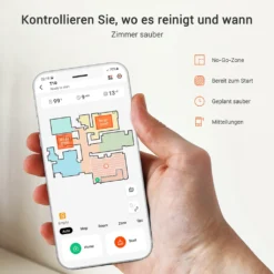 Ultenic T10 Saugroboter Mit Absaugstation, 3000Pa Saugroboter Mit Wischfunktion, Laser Navigation Saugroboter, Mehrstöckige Kartierung Staubsauger Roboter, Roboterstaubsauger Ideal Für Teppiche -Kaufland Verkäufe 5555221bafa7abbd8603d67fa5db4515