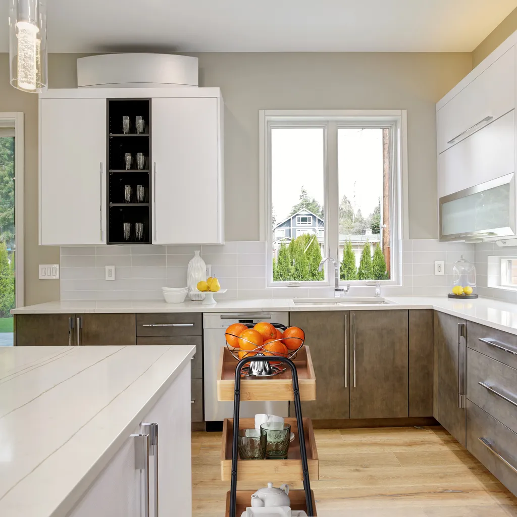 Relaxdays Servierwagen Bambus 5 Relaxdays Servierwagen Bambus – Bild 3