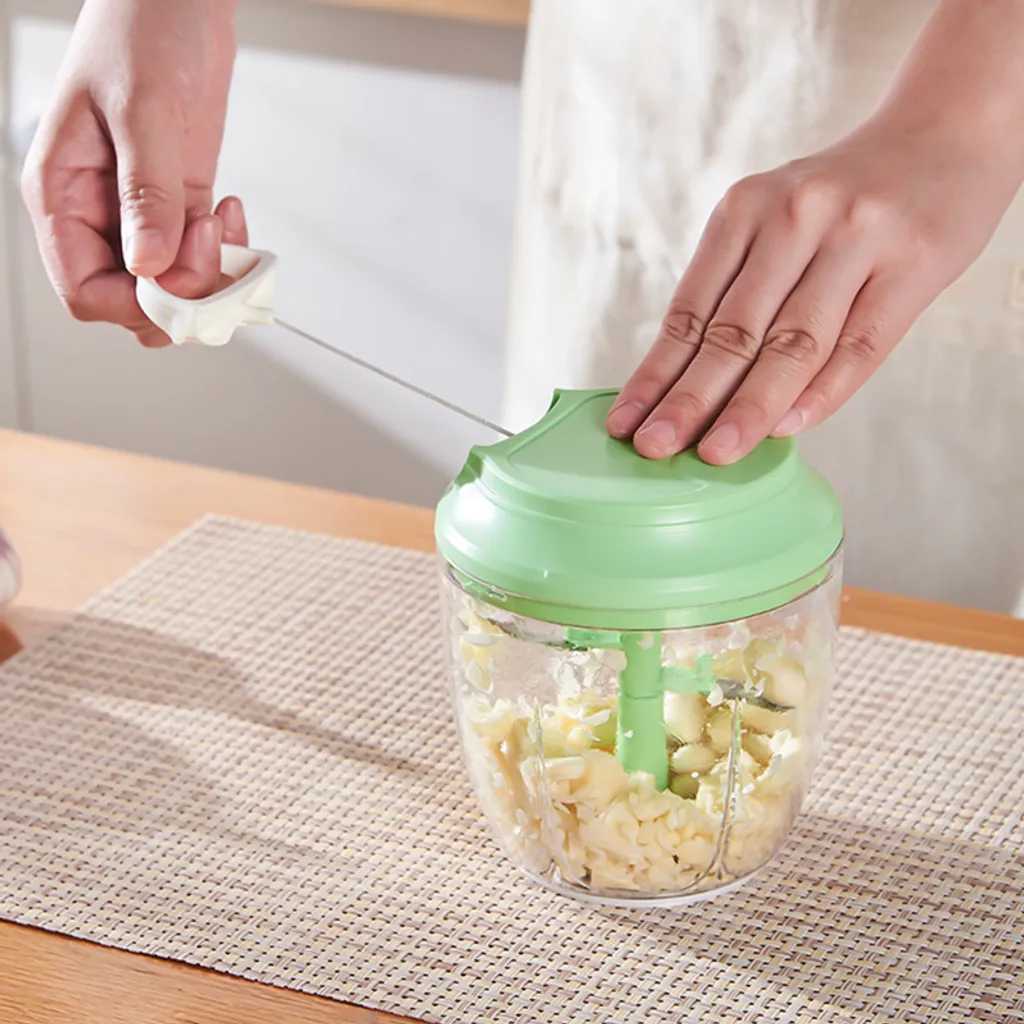 150ml Zwiebelhacker Zwiebelschneider Gemüsehacker Gemüseschneider Knoblauchhacker Küchenmaschine Rotierender Hochgeschwindigkeitsmixer Für Obst & Gemüse, Knoblauch, Zwiebeln, Nüsse, Tomaten Grün 5 150ml Zwiebelhacker Zwiebelschneider Gemüsehacker Gemüseschneider Knoblauchhacker Küchenmaschine Rotierender Hochgeschwindigkeitsmixer Für Obst & Gemüse, Knoblauch, Zwiebeln, Nüsse, Tomaten Grün – Bild 3