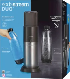 SodaStream DuoTitan Trinkwassersprudler, Inkl. 1x 1 Liter Glasflasche, 1x 1 Liter PET, 1 X Quick Connect Zylinder -Kaufland Verkäufe 56f07cd9cfb78ba3ed3cf9ca8202e6eb
