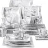 MALACASA, Serie Flora, 30 Tlg. Marmor Porzellan Geschirrset Kombiservice Tafelservice Mit Je 6 Kaffeetassen, 6 Untertassen, 6 Dessertteller, 6 Suppenteller Und 6 Flachteller 1 MALACASA, Serie Flora, 30 Tlg. Marmor Porzellan Geschirrset Kombiservice Tafelservice Mit Je 6 Kaffeetassen, 6 Untertassen, 6 Dessertteller, 6 Suppenteller Und 6 Flachteller -Kaufland Verkäufe 571f1f8dea47f9ba645f4feb2cfb99e1