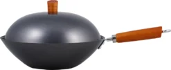 Ken Home Wokpfanne Kohlenstoffstahl Mit Holzgriff Set Mit Praktischer Antihaftbeschichtung Schwarz-braun One Size -Kaufland Verkäufe 575b48c3b00a15710f23b35f4ec02fac