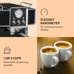 Gusto Classico Espressomaker 1350 Watt 20 Bar Druck Wassertank: 1,5 Liter 9 Gusto Classico Espressomaker 1350 Watt 20 Bar Druck Wassertank: 1,5 Liter -Kaufland Verkäufe 578880ca69a1391d4a54768b0ab3c14b