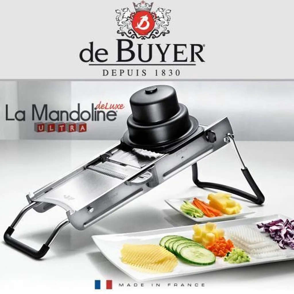 De Buyer Mandoline Revolution Edelstahl 8 De Buyer Mandoline Revolution Edelstahl – Bild 6