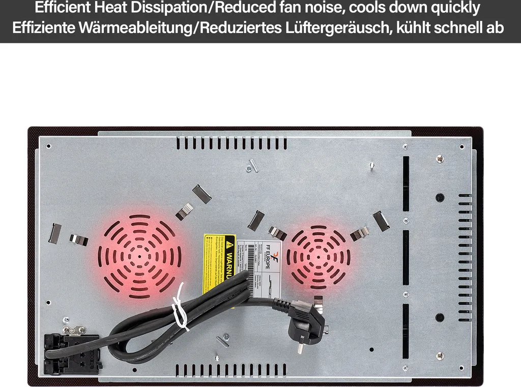 Jago® Glaskeramikkochfeld - Autark, Rahmenlos, 1200/1800 Watt, Für Alle Kochtöpfe, Ø 16/20 Cm, 9 Leistungsstufen, Timer-Automatik, Schwarz - Ceranfeld, Cerankochfeld, Kochfeld, Kochfelder 13 Jago® Glaskeramikkochfeld - Autark, Rahmenlos, 1200/1800 Watt, Für Alle Kochtöpfe, Ø 16/20 Cm, 9 Leistungsstufen, Timer-Automatik, Schwarz - Ceranfeld, Cerankochfeld, Kochfeld, Kochfelder – Bild 11