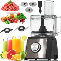 Black & Decker Black+Decker BXFPA1200E - Küchenmaschine 1.200W, Behälter 1,5l, 2 Geschwindigkeiten/Turbo-Funktion, +8 Zubehörteile, Anti-Fingerprint-Edelstahloberflächen, Klingen Und Scheiben Aus Edelstahl 29 Black & Decker Black+Decker BXFPA1200E - Küchenmaschine 1.200W, Behälter 1,5l, 2 Geschwindigkeiten/Turbo-Funktion, +8 Zubehörteile, Anti-Fingerprint-Edelstahloberflächen, Klingen Und Scheiben Aus Edelstahl -Kaufland Verkäufe 581b6fea7497fa30554aa620fa0acfe2