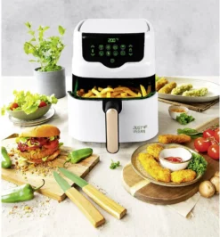 Just Vegan – Airfryer – 4,5L - Wit