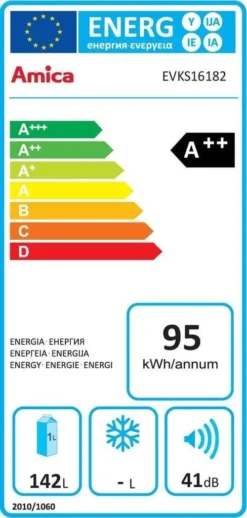 Amica EVKS 16182, Vollraum-Kühlschrank, 880 Mm Nische, Festtür-Technik, -Kaufland Verkäufe 58f2ed117effef885cc10d008bc76632