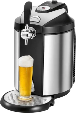 Clatronic Bierzapfanlage BZ 3740 Mit Edelstahlgehäuse Für Partyfässer