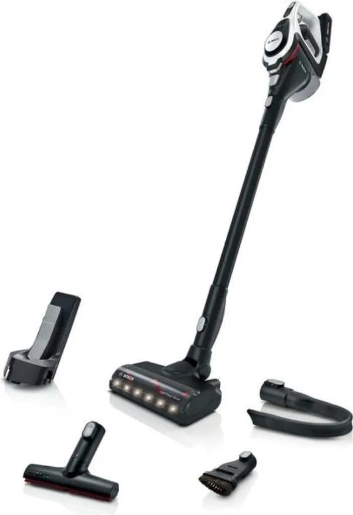 Bosch Electroménager Unlimited Série BBS8214, Wiederaufladbarer Staubsauger, Weiß, 1 Batterie 3 Bosch Electroménager Unlimited Série BBS8214, Wiederaufladbarer Staubsauger, Weiß, 1 Batterie