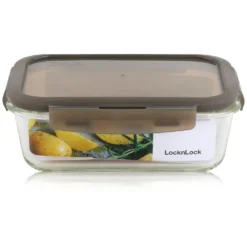 LocknLock Oven Glass LLG445G Frischhaltedose 1L - Borosilikatglas (1er Pack)