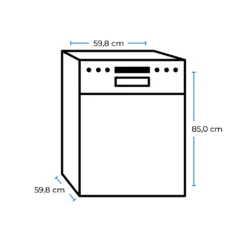 Exquisit Geschirrspüler GSP9312-060E Weiss | 12 Maßgedecke | Weiß -Kaufland Verkäufe 5a22b28b4bc34491372ac8f3620744cb