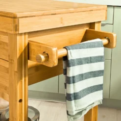 SoBuy Servierwagen,Bambus Küchenwagen,Rollwagen M. Schublade FKW26-N -Kaufland Verkäufe 5a2a9841a0bd068459cbb572b375f833